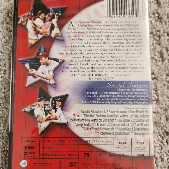 NWT DVD A League of Their Own Special Edition - Picture 2 of 5